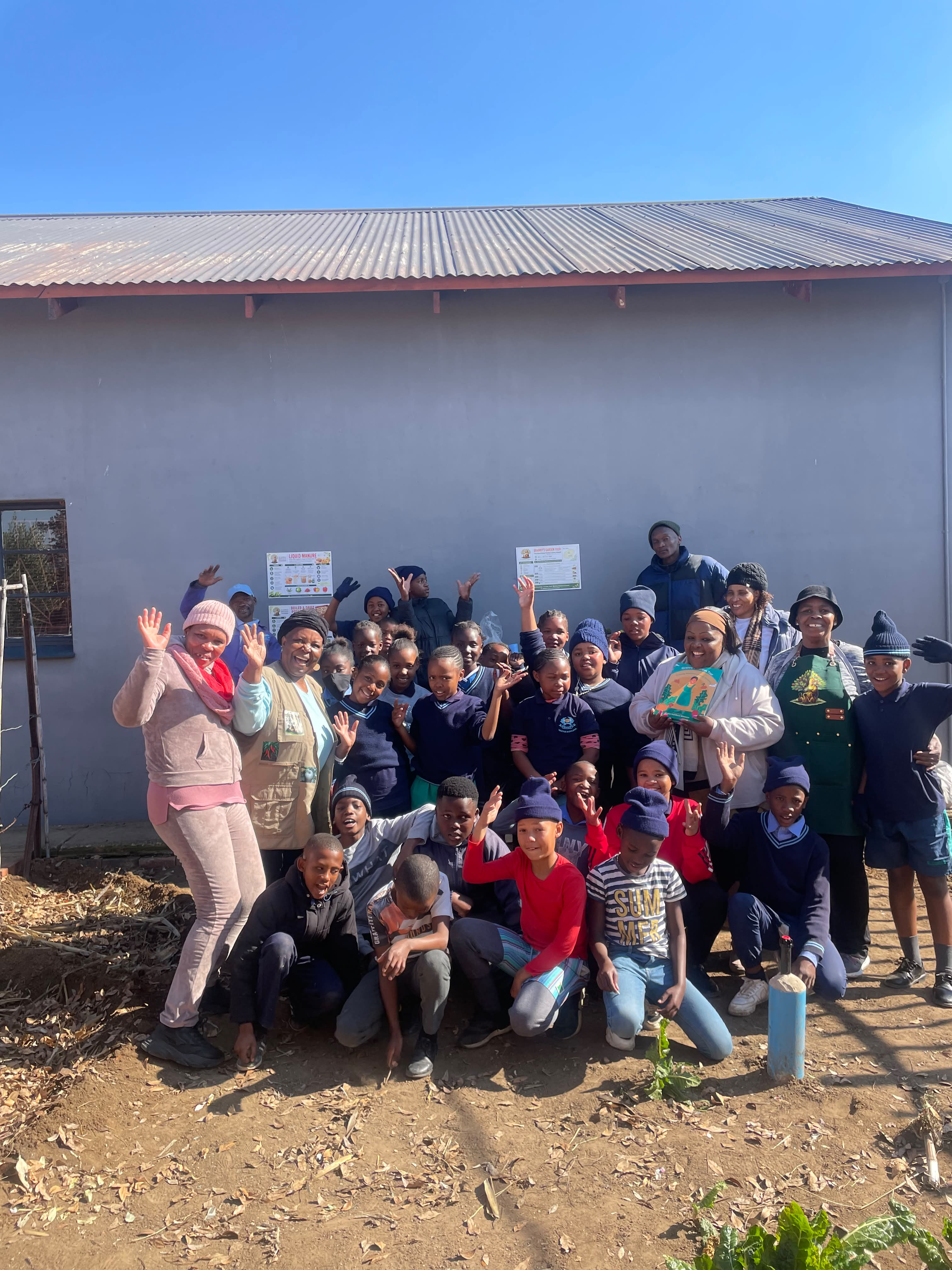 Grade 5 learners at Maryvale Primary School, Botshabelo