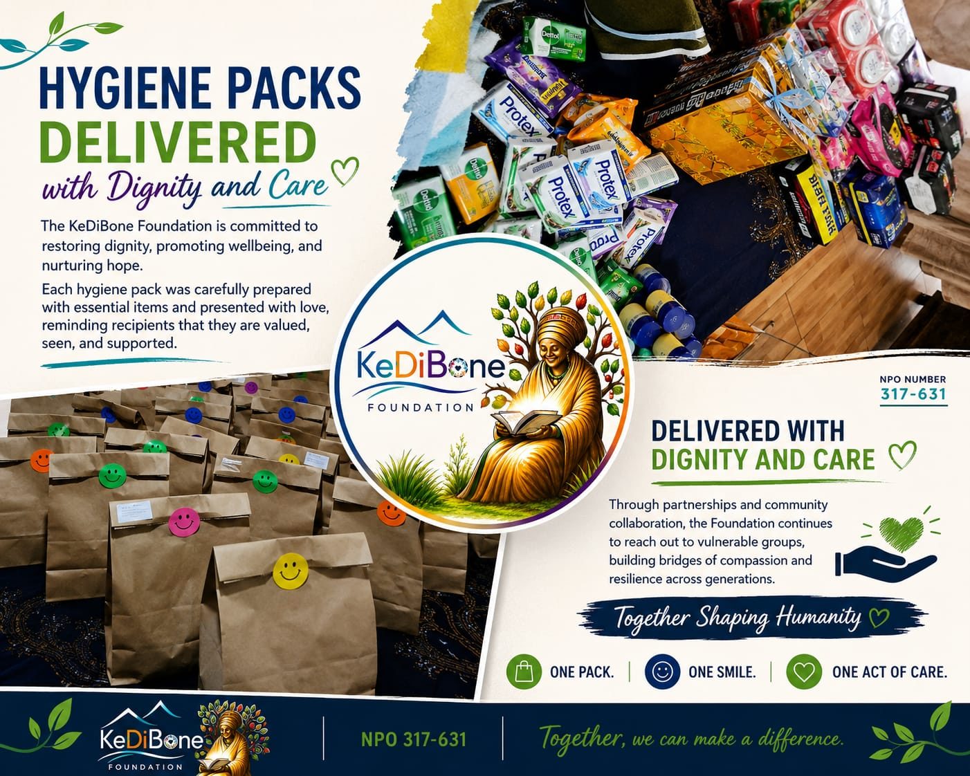 Hygiene Packs Delivered with Dignity and Care