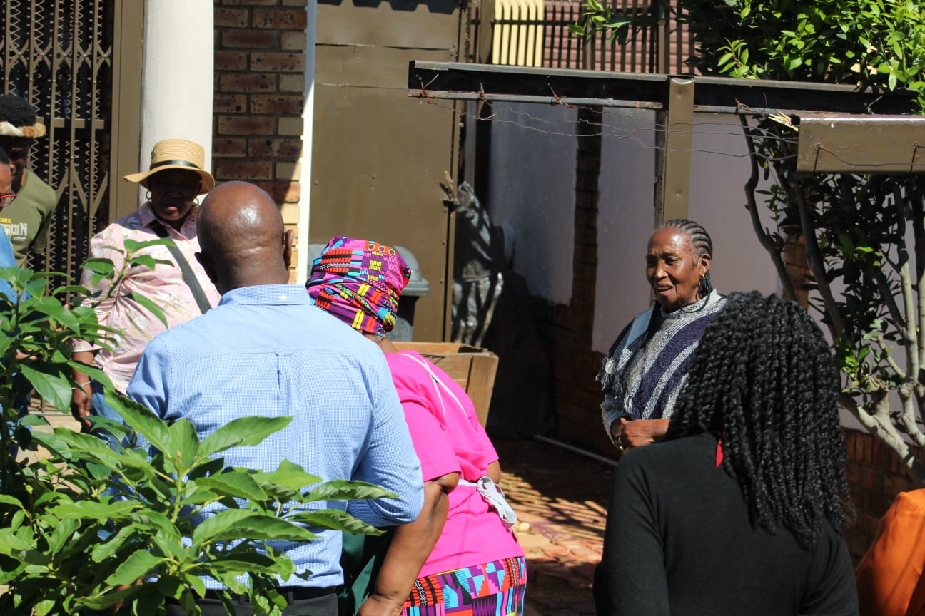 Team at garden visit